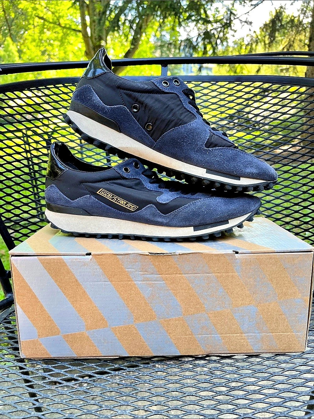 Golden Goose Starland Sneakers Blue & Black EU 40